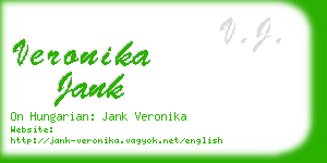 veronika jank business card